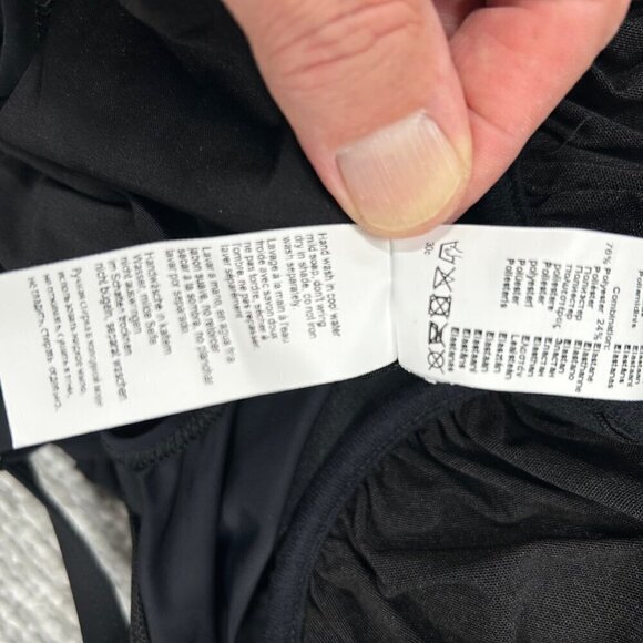 Gottex Profile NWT Black Ruffle Tankini Top Size 32D - Picture 7 of 9